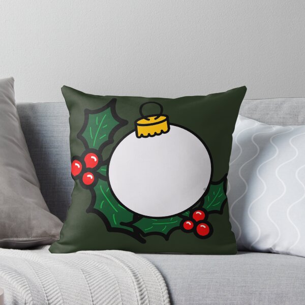 Item preview, Cute white christmas ball with holly designed and sold by BV-creas.