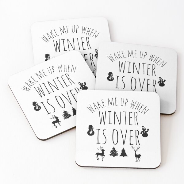 Item preview, Wake me up when winter is over designed and sold by wizanestore.