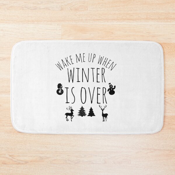 Item preview, Wake me up when winter is over designed and sold by wizanestore.
