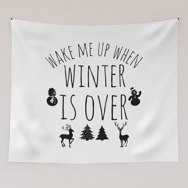 Item preview, Wake me up when winter is over designed and sold by wizanestore.