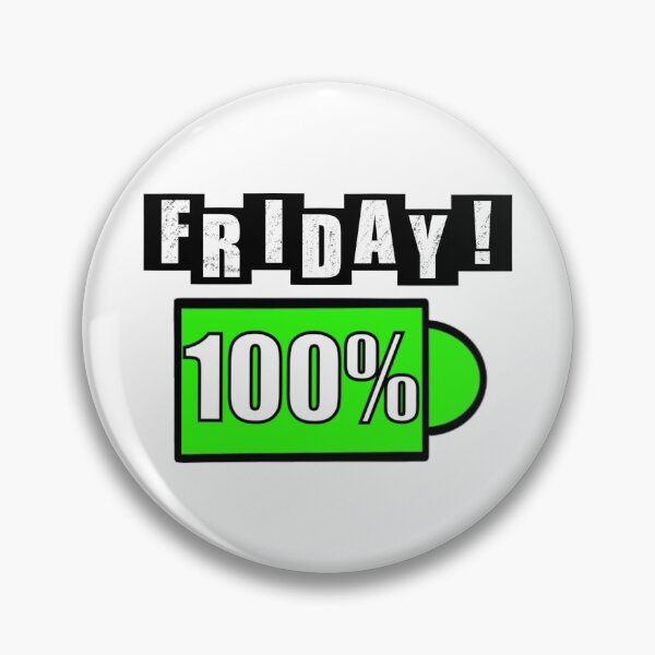 Item preview, Friday Battery - White designed and sold by BusyMonkeys.