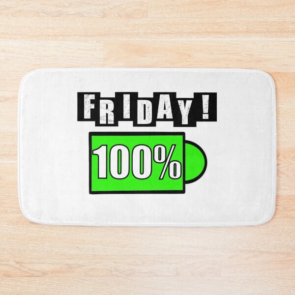 Item preview, Friday Battery - White designed and sold by BusyMonkeys.