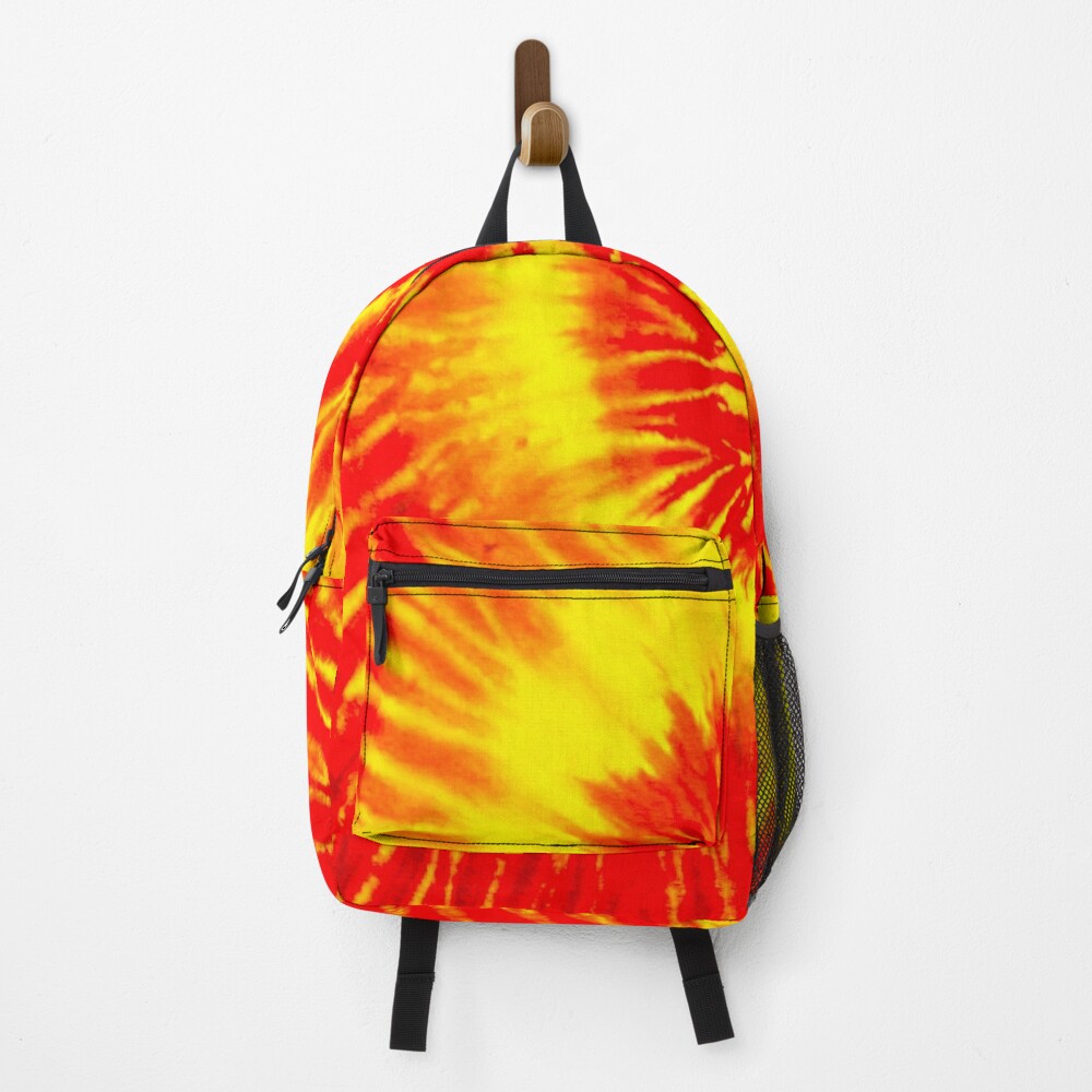 Discover Orange/Yellow Tie Dye Pattern Backpack