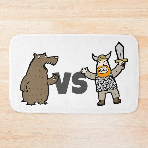 Item preview, Bears Vs Vikings - Crazy Fight designed and sold by PandaSoul.