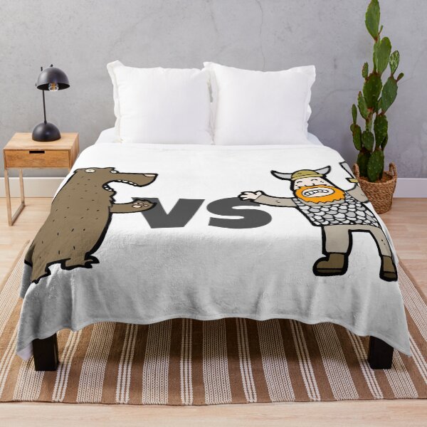 Item preview, Bears Vs Vikings - Crazy Fight designed and sold by PandaSoul.