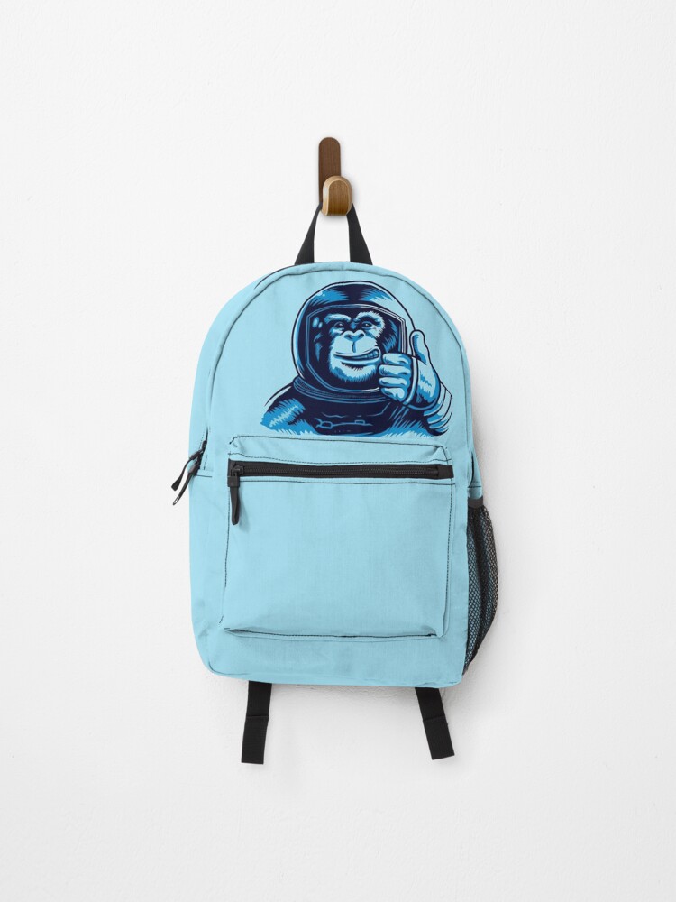 Thumbnail 1 of 3, Backpack, Spaceman monkey designed and sold by Ladyvml.