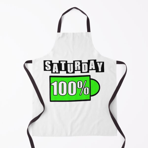 Item preview, Saturday Battery - White designed and sold by BusyMonkeys.