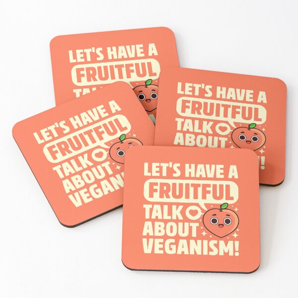 Item preview, Fruitful Talk About Veganism - Fruit Pun - Cute Peach designed and sold by Gudland.