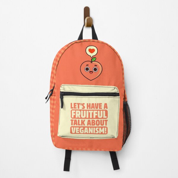 Item preview, Fruitful Talk About Veganism - Fruit Pun - Cute Peach designed and sold by Gudland.