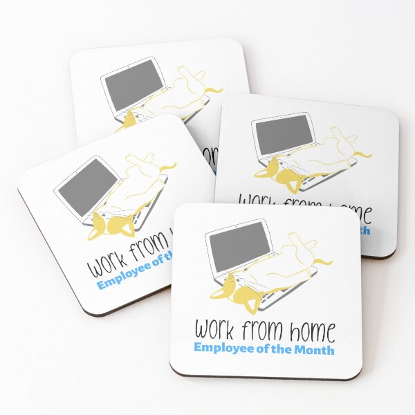 Item preview, Work From Home Employee Of The Month  designed and sold by Spicy Chilli.