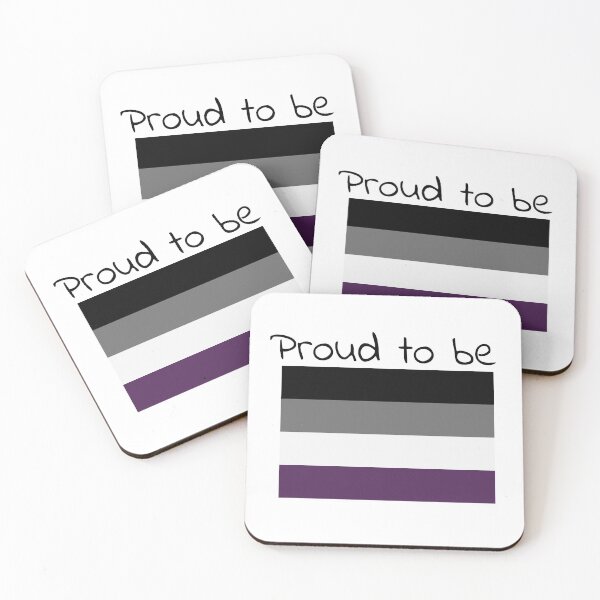 Artikelvorschau, Proud to be Asexual - black entworfen und verkauft von ArtByCloudya.