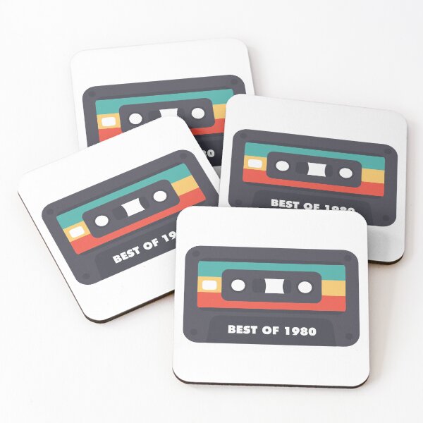 Item preview, Best Of 1980 40th Birthday Gifts Cassette Tape Vintage T-Shirt designed and sold by patternarium.