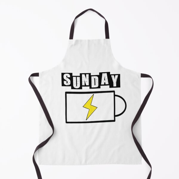 Item preview, Sunday Battery - White designed and sold by BusyMonkeys.