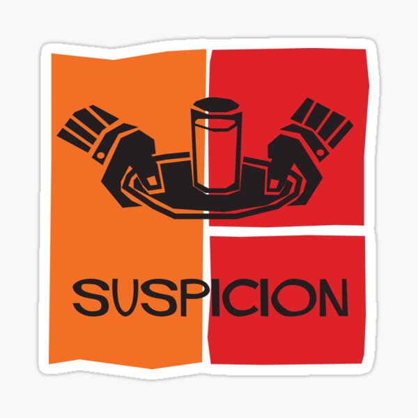 Suspicion by Alfred Hitchcock Sticker