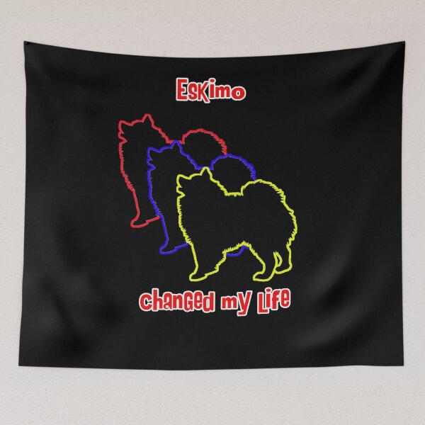 Item preview, Eskimo dogs changed my life - Dog Art dogs Silhouette - pet designed and sold by Coolstuff4you71.