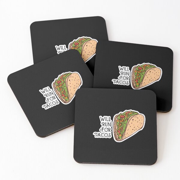 Item preview, Will Run For Tacos designed and sold by pintsandquarts.