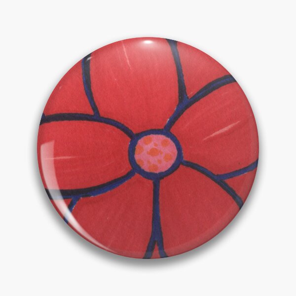 Item preview, Big flowers series II - Blue and Red Big Flowers designed and sold by BelindaFuller.
