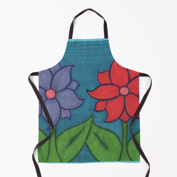 Item preview, Big flowers series II - Blue and Red Big Flowers designed and sold by BelindaFuller.