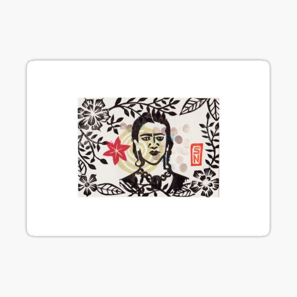 "Black frida with red star n ° 4" Sticker for Sale by naposyl Redbubble
