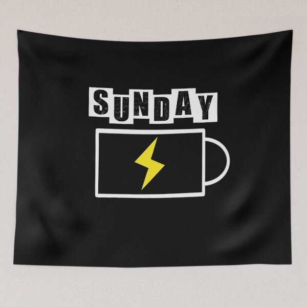 Item preview, Sunday Battery - Black designed and sold by BusyMonkeys.