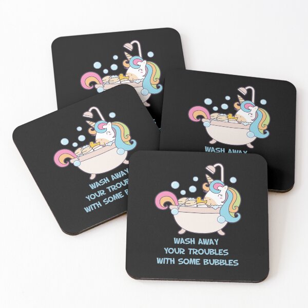Item preview, Wash away your troubles Unicorn designed and sold by ToniaKroeger.