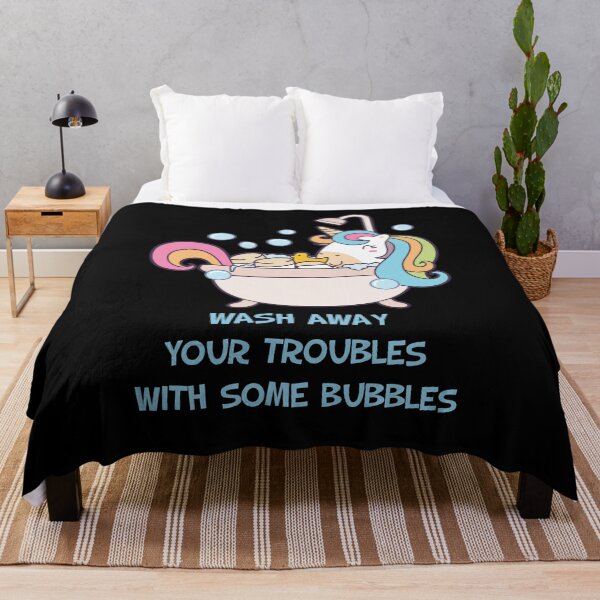Item preview, Wash away your troubles Unicorn designed and sold by ToniaKroeger.