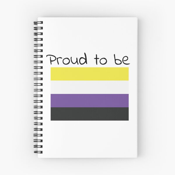 Item preview, Proud to be Non-Binary - black designed and sold by ArtByCloudya.