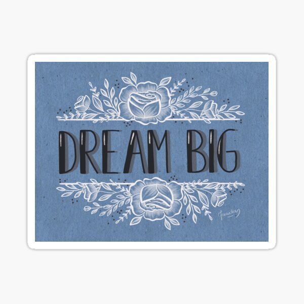 Item preview, Dream Big - Blue Paper designed and sold by Amandeen.