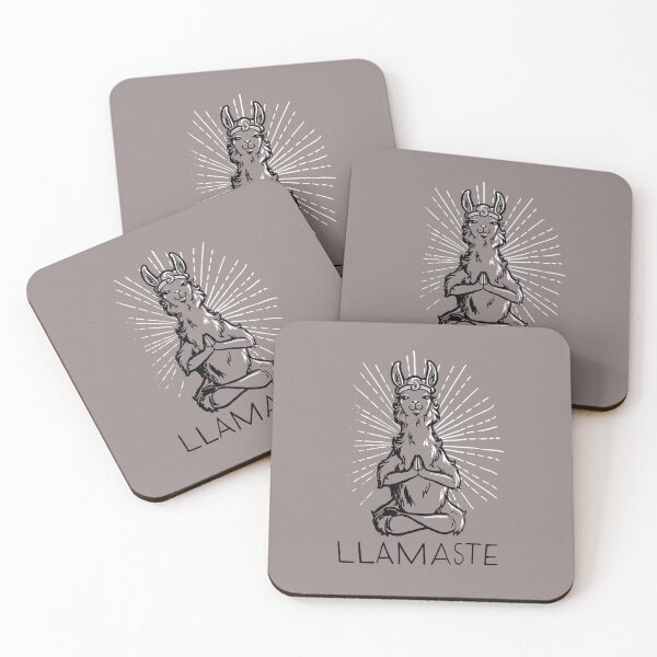Item preview, Llamaste  Cute Funny Yoga Llama Namaste Workout Racerback designed and sold by IconicFaces.