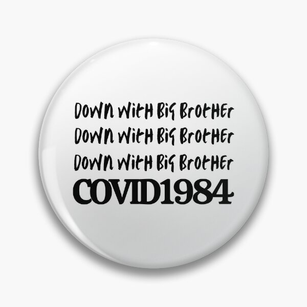 Item preview, Down with big brother 1984 designed and sold by NomadMessenger.
