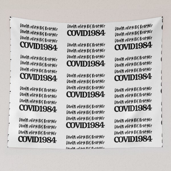 Item preview, Down with big brother 1984 designed and sold by NomadMessenger.