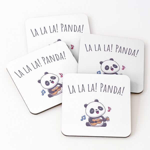 Item preview, La la la panda, musician panda designed and sold by Curlyhaire.