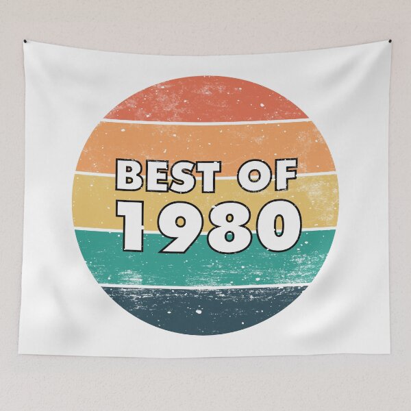 Item preview, Best Of 1980 40th Birthday Gifts Vintage T-Shirt designed and sold by patternarium.