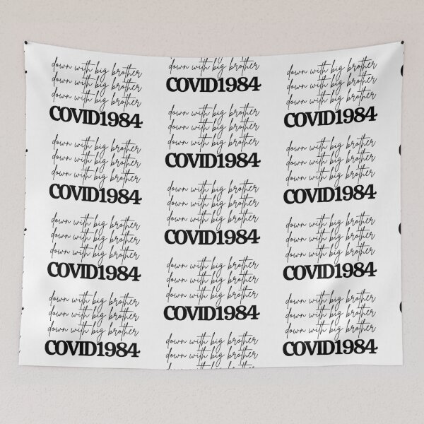 Item preview,  Down with big brother 1984 designed and sold by NomadMessenger.