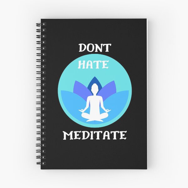 Item preview, Blue dont hate meditate designed and sold by Cafecreative.
