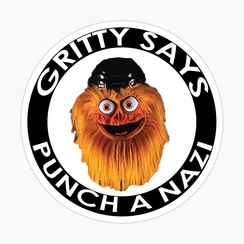 Flyers New Mascot "Gritty" Poster for Sale by WittyFox