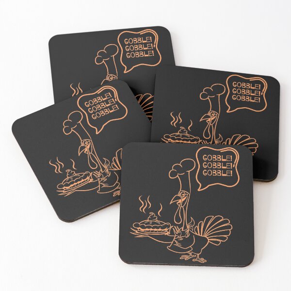 Item preview, GOBBLE TURKEY PIE BLACK designed and sold by D-artSide.