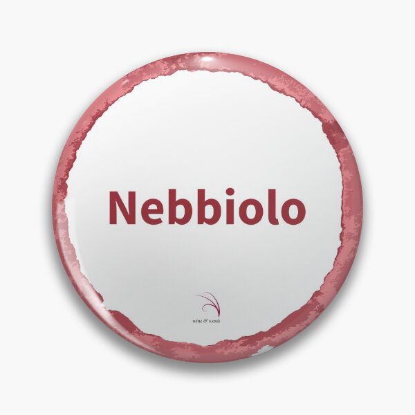 Item preview, Red wine circle stain - Nebbiolo designed and sold by wineandwords.