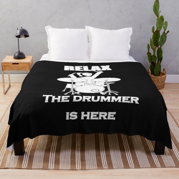 Item preview, Relax The Drummer Is Here designed and sold by DarkHumorstore.