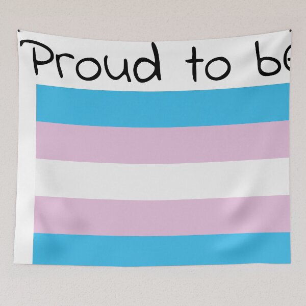 Item preview, Proud to be Trans - black designed and sold by ArtByCloudya.