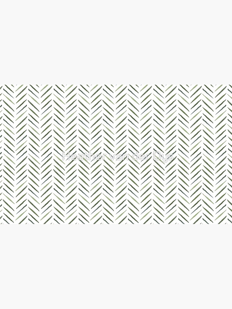 Jungle Pattern Set | Green & white arrow watercolored pattern by vanderdys