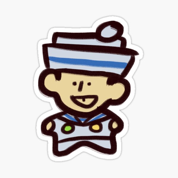 micro gappy Sticker
