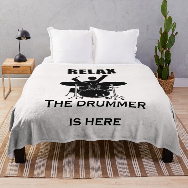 Item preview, Relax The Drummer Is Here designed and sold by DarkHumorstore.
