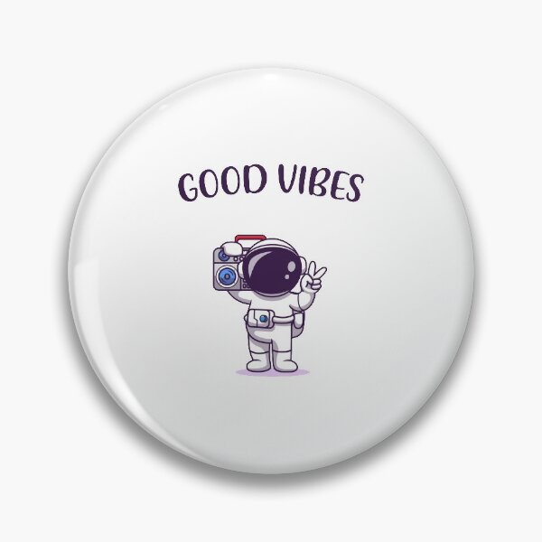 Item preview, Good vibes, cool astronaut music designed and sold by Curlyhaire.