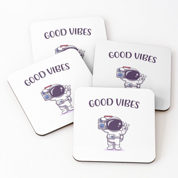 Item preview, Good vibes, cool astronaut music designed and sold by Curlyhaire.