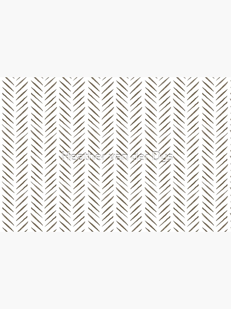 Jungle Pattern Set | White and brown watercolor arrow pattern by vanderdys