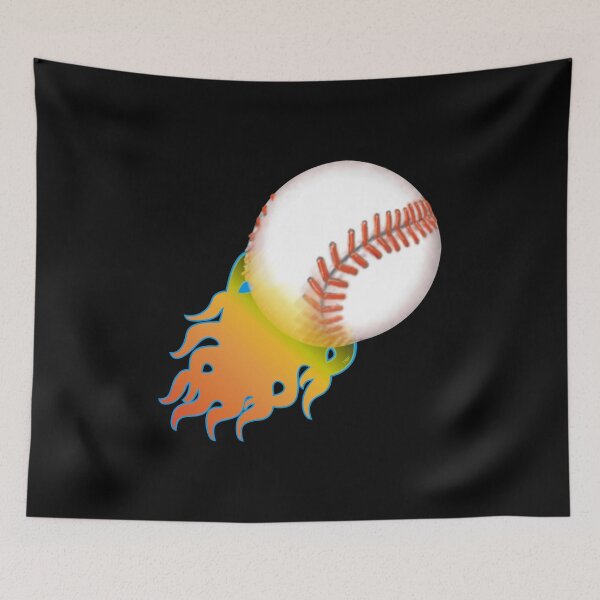 Item preview, Flaming Baseball designed and sold by TMPSG.