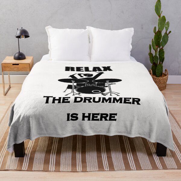 Item preview, Relax The Drummer Is Here designed and sold by DarkHumorstore.