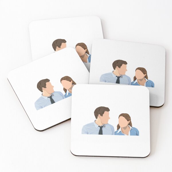 Item preview, Jim and Pam  designed and sold by thelouvreclub.