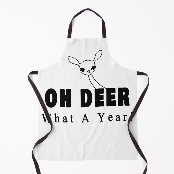 Item preview, Oh Deer what a year white background designed and sold by Roy Store.